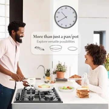 Bazova Ceramic Nonstick Cookware Set - 17 Pieces