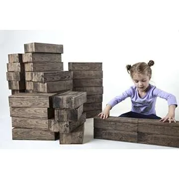 Mondo Bloxx 40 Pack Timber Blocks USA Made