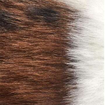 Cow Print Rug, 3.7 x 3.2Ft Faux Cow Hide Skin Carpets Animal Printed Area Rug for Decorating Kids Room, Under Coffee Table, Cowboy Themed Nursery, Jungle Themed Room