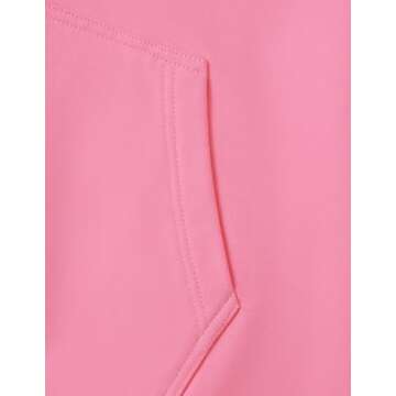 Aelfric Eden Graphic Hoodies for Men Vintage Printed Hoodie Sweatshirt Oversized Long Sleeve Streetwear Hooded Pullover Pink