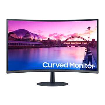SAMSUNG 27-Inch S39C Series FHD Curved Gaming Monitor, 75Hz, AMD FreeSync, Game Mode, Advanced Eye C...