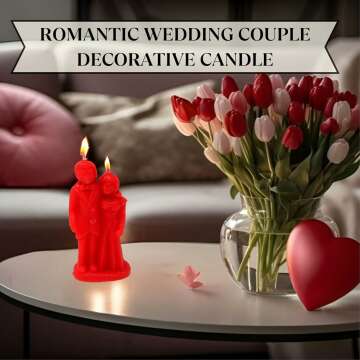 Erotic Wedding Couple Candle - Handcrafted Romance