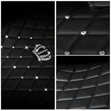 All-Weather PU Leather Car Floor Mats - 5 Pack Set