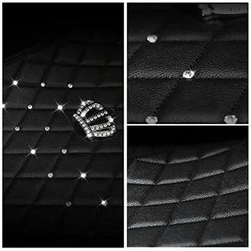 All-Weather PU Leather Car Floor Mats - 5 Pack Set