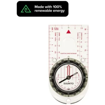 SUUNTO M-3 NH Compass with Adjustable Declination for Navigation