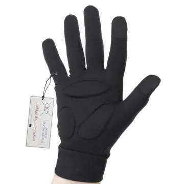 CRS Cross Padded Ice Skating Gloves. Warm Padded Protection for Figure Skating Testing, Practice, Da...
