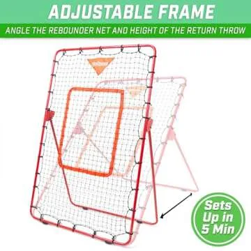 GoSports Adjustable Baseball Rebounder for Youth Practice