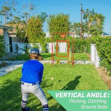 GoSports Adjustable Baseball Rebounder for Youth Practice