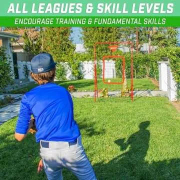 GoSports Adjustable Baseball Rebounder for Youth Practice