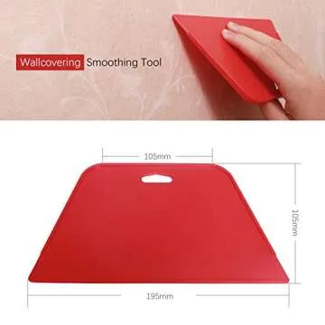 Wallpaper Smoothing Tool Kit for Contact Paper Peel and Stick Wallpaper Car Wrap Vinyl Window Tint Glass Film