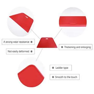 Wallpaper Smoothing Tool Kit for Contact Paper Peel and Stick Wallpaper Car Wrap Vinyl Window Tint Glass Film