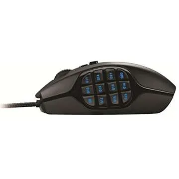 Logitech G600 MMO Gaming Mouse - RGB Backlit, Black Style