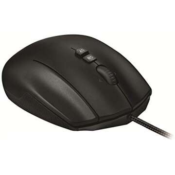 Logitech G600 MMO Gaming Mouse - RGB Backlit, Black Style