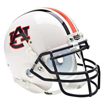 Schutt NCAA Mini Authentic XP Football Helmet, Auburn Tigers, Medium