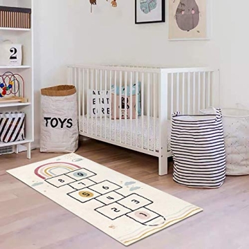 HiiARug Fun Educational Hopscotch Kids Rug 63x27