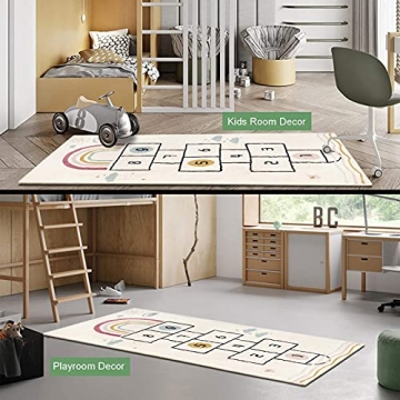 HiiARug Fun Educational Hopscotch Kids Rug 63x27