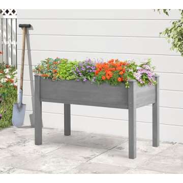 Durable 48x24x30 Raised Garden Bed - Perfect for Home Gardening