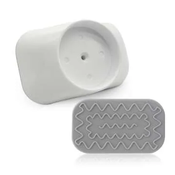 Baby Gate Extender Wall Protector - Pressure Mounted Gates Extension Kit Extends 1.1-3.5 inches Child Safety Gates and Protect Walls & Doorways from Pet & Dog Gates - Work on Stairs (White)