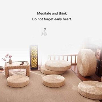 HUAWELL 2 Pack Tatami Floor Pillow Sitting Cushion - Perfect for Meditation & Relaxation