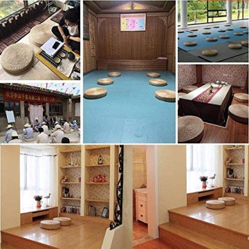 HUAWELL 2 Pack Tatami Floor Pillow Sitting Cushion - Perfect for Meditation & Relaxation