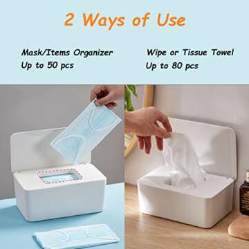 Stylish Wipes Dispenser Holder for Adults and Babies