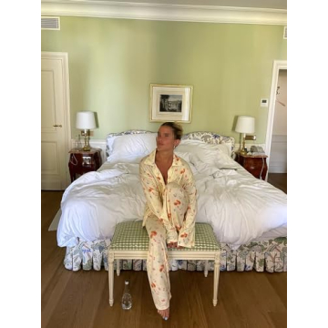 Y2K Floral Fruit Print Pajama Set Comfortable Lounge Wear