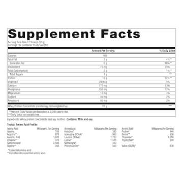 Metagenics BioPure Protein - Whey Protein Powder with Immunoglobulins - 16 g Protein - with Serine, ...