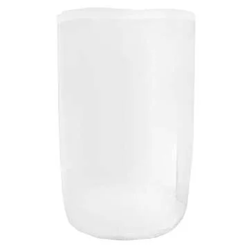 QWORK 6 Pack 30 Gallon Clear Plastic Drum Liners, Heavy Duty Leak Proof Clear Bucket Liner Bags for Marinating and Brining, BPA Free, 5 mil