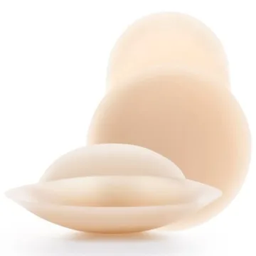 Nippies Nipple Covers for Ultimate Lift - Reusable Silicone Pasties - Caramel, Large