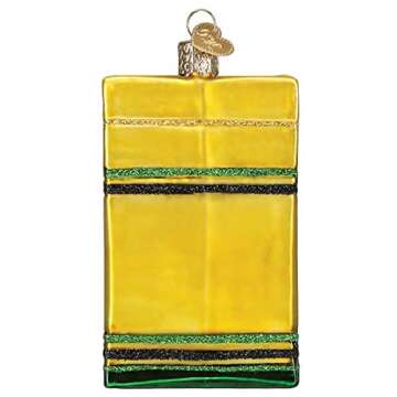 Old World Christmas Box of Crayons Blown Glass 2020 Unique Christmas Ornaments for Christmas Tree De...