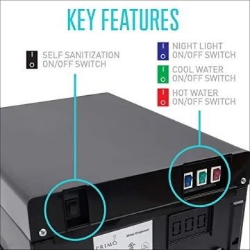 Primo Self-Sanitizing Hot Cold Water Dispenser BPA-Free