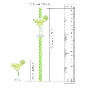 GQXJIAH 20Pcs Margs and Matrimony Bachelorette Paper Straws,Margarita Glass Bride Straws for Margarita Matrimony Bachelorette Martini Party Decorations Mexican Fiesta Bridal Shower Supplies