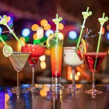 GQXJIAH 20Pcs Margs and Matrimony Bachelorette Paper Straws,Margarita Glass Bride Straws for Margarita Matrimony Bachelorette Martini Party Decorations Mexican Fiesta Bridal Shower Supplies