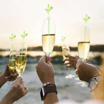 GQXJIAH 20Pcs Margs and Matrimony Bachelorette Paper Straws,Margarita Glass Bride Straws for Margarita Matrimony Bachelorette Martini Party Decorations Mexican Fiesta Bridal Shower Supplies