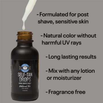 Game Face Grooming Self Tanner - Natural Glow for Men