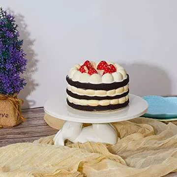 Charming 2 Set Bunny Cake Stand for Easter Celebrations