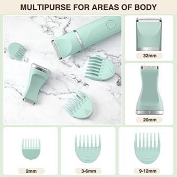 AREYZIN Waterproof Bikini Trimmer for Effortless Grooming