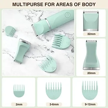 AREYZIN Waterproof Bikini Trimmer for Effortless Grooming