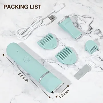 AREYZIN Waterproof Bikini Trimmer for Effortless Grooming