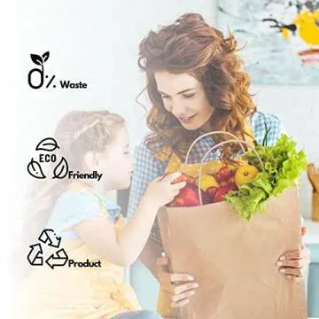 BagKraft Recyclable Brown Paper Bags for Gifts and Shopping