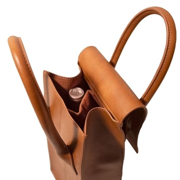 Vegan Leather Wine Tote - Perfect for Every Occasion