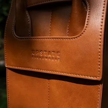 Vegan Leather Wine Tote - Perfect for Every Occasion