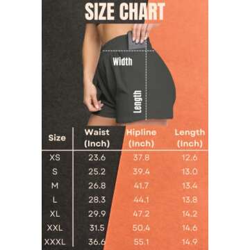 Sports Shorts for Women Running Athletic Shorts Drawstring Short with Pockets Grey S