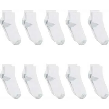 Hanes Women's Ankle Soft Moisture-Wicking Socks