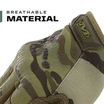 Mechanix Wear: The Original Tactical Work Gloves with Secure Fit, Flexible Grip for Multi-Purpose Use, Durable Touchscreen Safety Gloves for Men (Camouflage - MultiCam, X-Large)