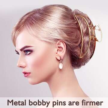 Stylish Mandydov 8 Pcs Hair Claw Clips Set for Women