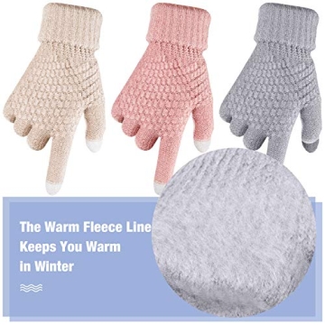 Warm Touchscreen Gloves for Women - 4 Color Set