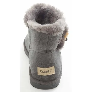 Buy CLPP'LI Women's Mini Bailey Button Snow Boots - Great Quality