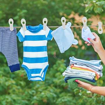 Multi-Purpose Hanger Clips - 30 Pack for Durable Storage