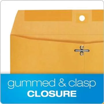 Quality Park 10 x 13 Clasp Envelopes for Secure Mailing